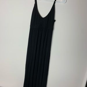 Black maxi dress